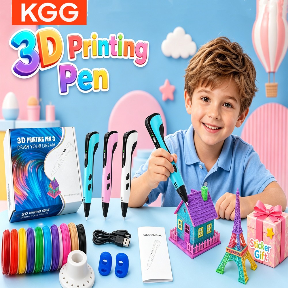 Kids Education Degree - 어린이용 3D 프린팅 드로잉 펜, 40가지