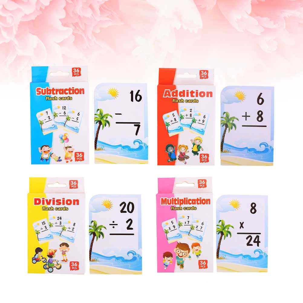 Game Educational For Kids Free - 4박스 어린이 수학 학습 카드 유아