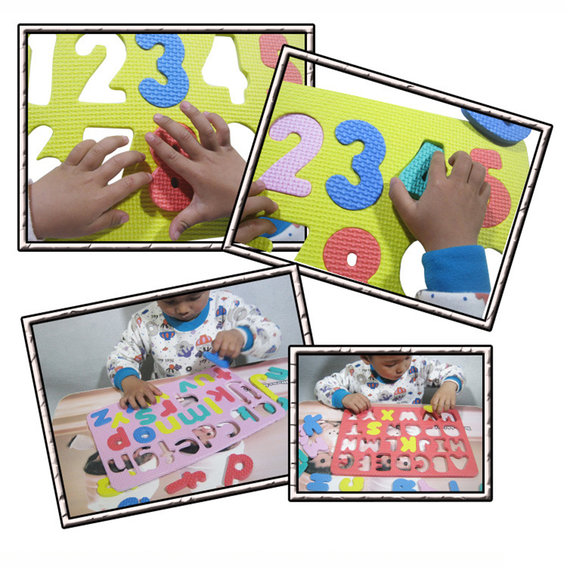 어린이 알파벳 산수 EVA 폼 3D 퍼즐, 몬테소리 유 - Kids Educational - Alphabet Numbers & More 리뷰 및 가격