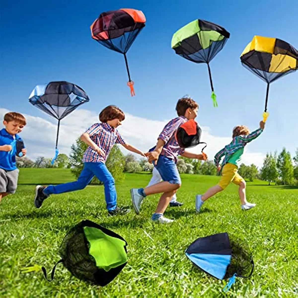 손 던지기 미니 군인 위장 낙하산 어린이를위한 야외 장 - Kids Outdoor Education 리뷰 및 가격