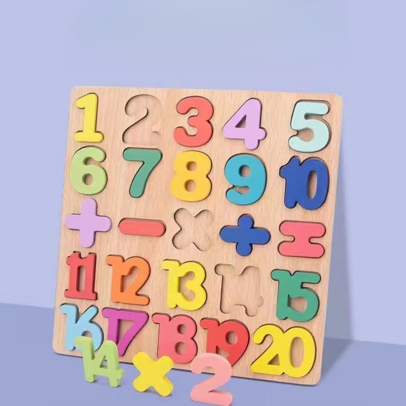 나무 알파벳 퍼즐 보드 숫자 나무 퍼즐 유아용 교육용  - Kids Educational - Alphabet Numbers & More 리뷰 및 가격