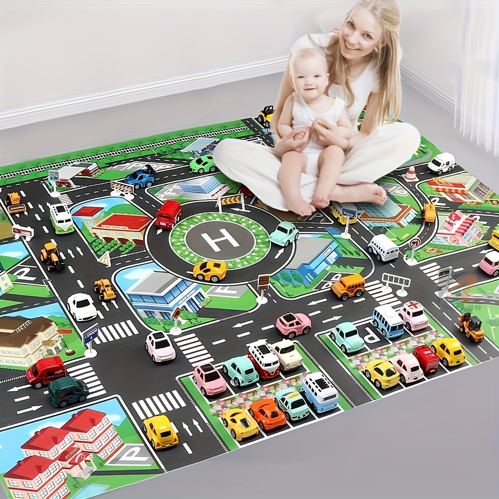 1pc, 도시 교통 놀이 매트, 대형 게임 패드, 방수 - Game Educational For Kids Free 리뷰 및 가격