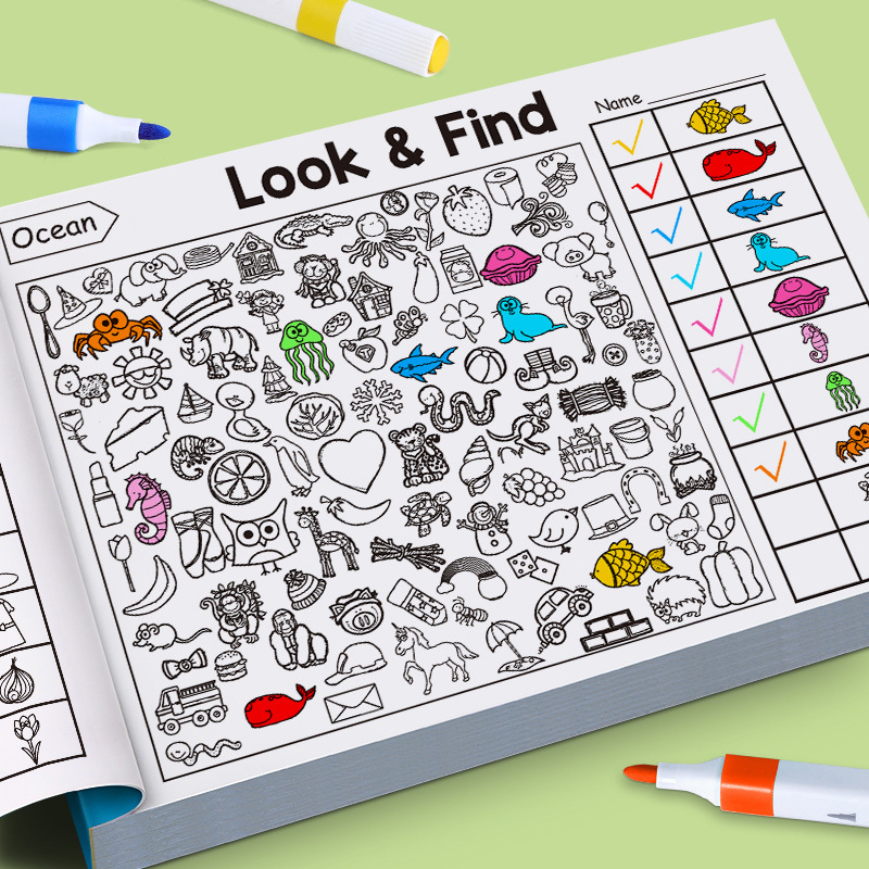 어린이 검색 활동 책 아이 숨겨진 물체 색칠하기 책 대 - Game Educational For Kids Free 리뷰 및 가격